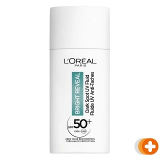 L'oréal bright reveal dark spot uv fluid moisturizer met spf50