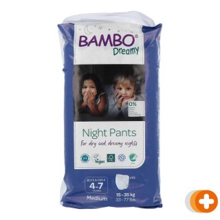 Bambo dreamy nachtluierbroekjes 4-7, 15-35 kg unisex