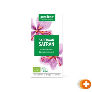 Purasana saffraan extract 15mg biologisch