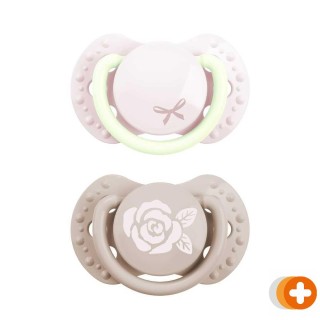 Difrax dynamic fopspeen newborn babyshower pink