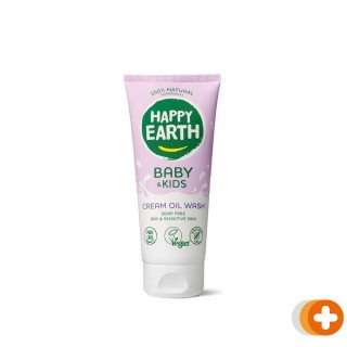 Happy earth 100% natuurlijke cream oil wash for baby & kids