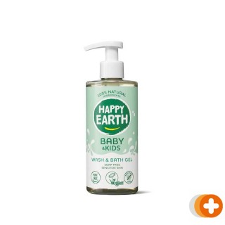 Happy earth100% natuurlijke bath & wasgel for baby & kids