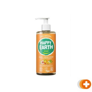 Happy earth 100% natuurlijke hand soap rose petitgrain