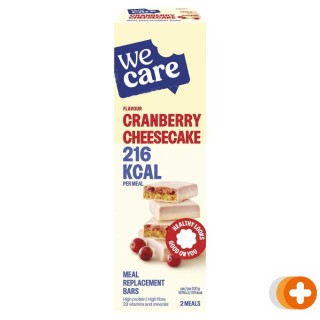 Wecare meal replacement bars cranberry cheesecake