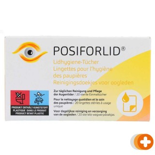 Posiforlid reinigingsdoekjes voor oogleden