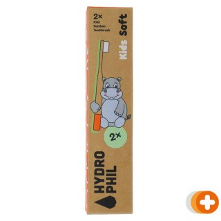 Hydrophil kids tandenborstel soft hippo oranje