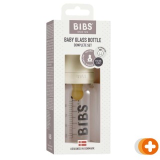 Bibs fles glas complete set ivory 110ml