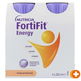 Nutricia fortifit energy perzik/ mango