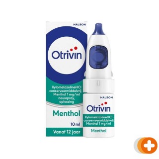 Otrivin menthol xylometazoline hci 1 mg/ml neusspray