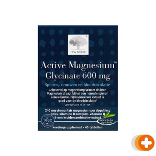 New nordic active magnesium glycinate 600 mg
