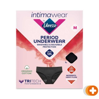 Libresse intimawear wasbaar menstruatie ondergoed zwart m