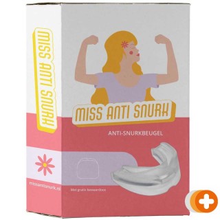 Mr. anti snurk miss snurkbeugel met bewaardoos
