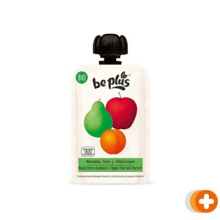 Be plus bio knijpfruit appel & peer & abrikoos