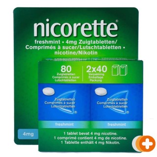 Nicorette freshmint zuigtabletten 4mg