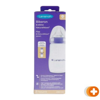 Lansinoh drinkfles & naturalwave speen 240ml