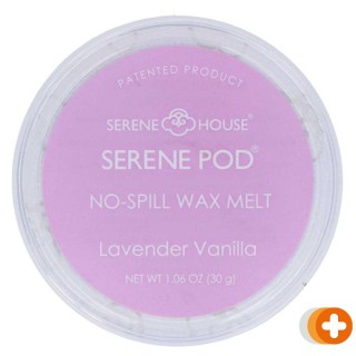 Serene house serene pod no spill wax melt lavender vanilla