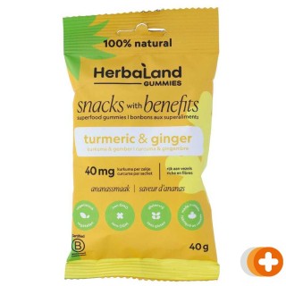 Herbaland tumeric & ginger gummies