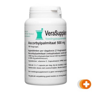 Verasupplements ascorbylpalmitaat 500mg capsules