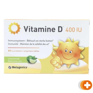 Metagenics vitamine d 400iu kauwtabletten