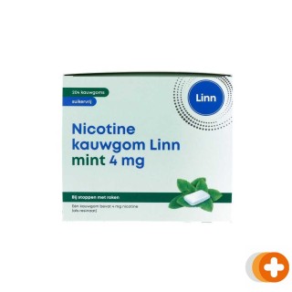 Linn nicotine kauwgom mint 4mg