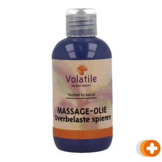 Volatile massageolie overbelaste spieren