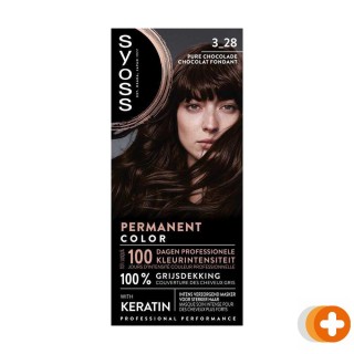 Syoss permanente color 3-28 pure chocolade