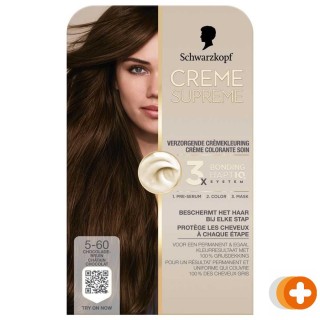 Schwarzkopf creme supreme verzorgende crèmekleuring 5-60